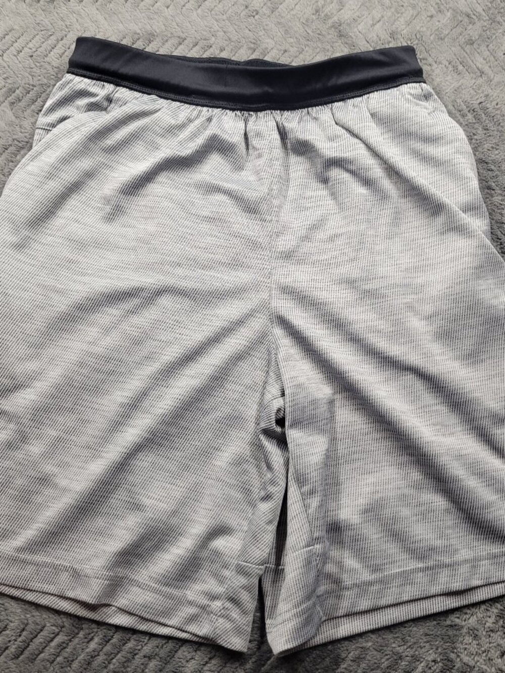 Adidas mens shorts size small  gray good conditionJ